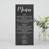 Menu - Statement krijtbordscript (Staand voorkant)