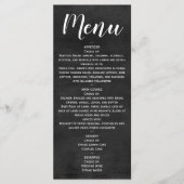 Menu - Statement krijtbordscript (Voorkant)