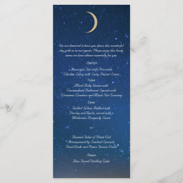 Menu Sterrennacht Wedding