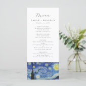 Menu Sterrennacht Wedding (Staand voorkant)