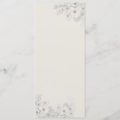  menu Stusty Blue Wedding (Achterkant)