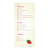 Menu Sweet Bakery (Achterkant)