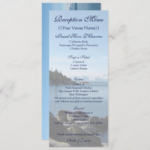 Menu Tahoe Reception