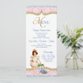 Menu Tea Party Kaart (Staand voorkant)