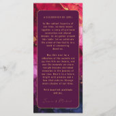 MENU + tekst @ achterkant Celestial Elegance Marme (Achterkant)