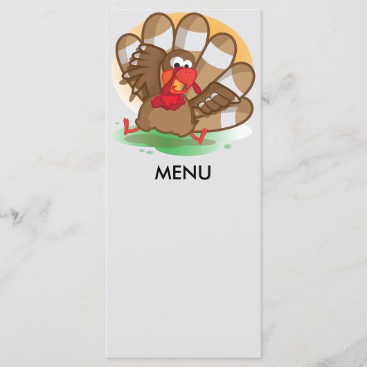 menu Thanksgiving (Voorkant)