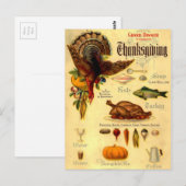 Menu  Thanksgiving (Voorkant / Achterkant)
