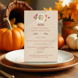 Menu Thanksgiving calories niet tellen