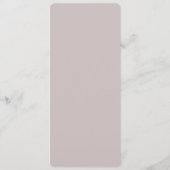 Menu Thanksgiving Elegant Dinner Party (Achterkant)