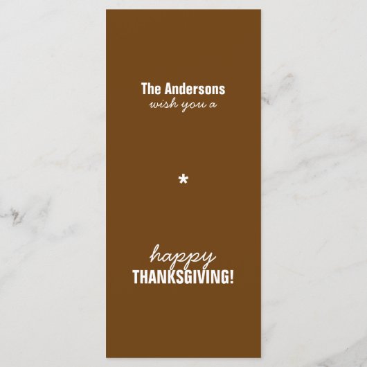 Menu Thanksgiving najaarstructuur (Achterkant)