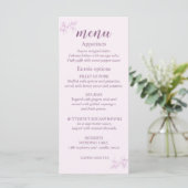 Menu Timless Flower Wedding (Staand voorkant)