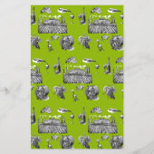 Menu Toile & Calligraphy Wedding (Achterkant)