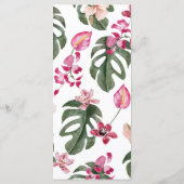 Menu Tropisch huwelijk (Achterkant)