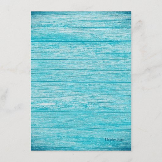 Menu Tropisch kerstZee Life Blue Boards (Achterkant)