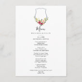 Menu Tropisch kleurrijk najaar van Crest Floral Di (Voorkant)