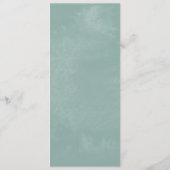 Menu Tropische bruiloft (Achterkant)