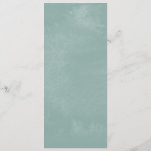 Menu Tropische bruiloft (Achterkant)