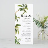 Menu Tropische palmbomen (Staand voorkant)