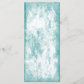 Menu Tropische palmbomen strandbruiloft (Achterkant)