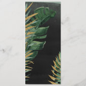 Menu Tropische palmweddenschappen (Achterkant)