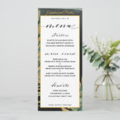 Menu Tropische palmweddenschappen (Staand voorkant)