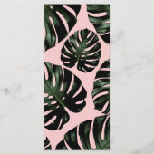 Menu Tropische Roos bestemming huwelijk (Achterkant)