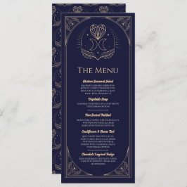 Menu Trouwen Tarot Maan Hart Receptie Party Kaart