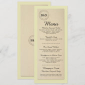 Menu Trouwreceptie Rustieke Bibliotheek boeken Men Kaart (Voorkant / Achterkant)