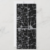 Menu Trouwreceptie Skelet Hart Handen Kaart (Achterkant)