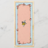 Menu Trouwreceptie Wonderland Rabbit Kaarten (Achterkant)