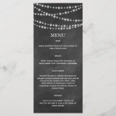 Menu Twinkle Lights op Blackboard (Voorkant)