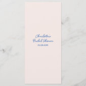 Menu uit de markt Hand getrokken Vrijgezellenfeest (Achterkant)