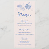 Menu uit de markt Hand getrokken Vrijgezellenfeest (Voorkant)