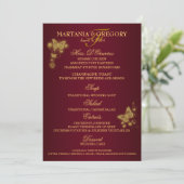 menu van de goudvlinder van Bourgogne (Staand voorkant)