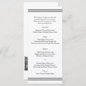 Menu van de weddenschap op de bestemming Philadelp (Voorkant / Achterkant)