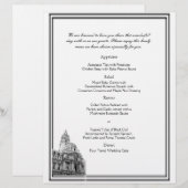 Menu van de weddenschap op de bestemming Philadelp (Voorkant / Achterkant)
