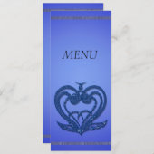 menu van het diner (Voorkant / Achterkant)