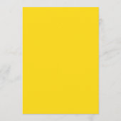 Menu van het huwelijk Colorus - Jaune Citron (Achterkant)