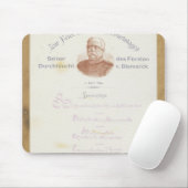 Menu van Prince von Bismarcks Muismat (Met muis)
