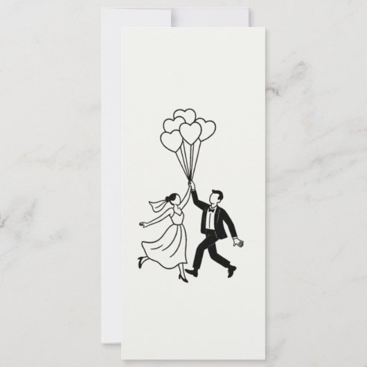 Menu van Uitnodiging – Zachte Bruiloft (Achterkant)