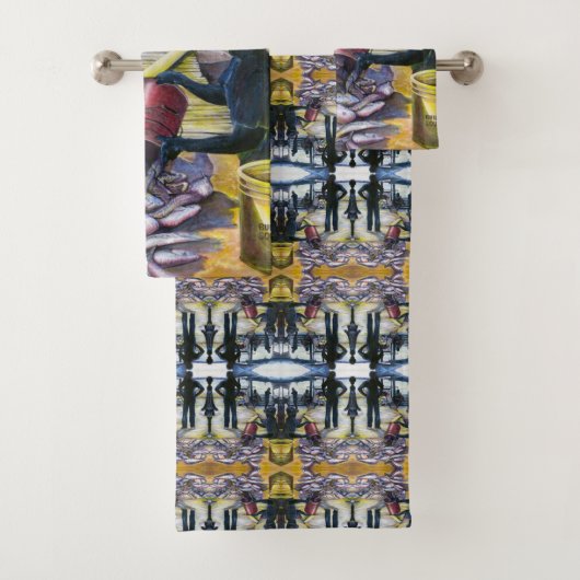 Menu van vandaag, Harbour Island, Bahama's Bad Handdoek (Insitu)