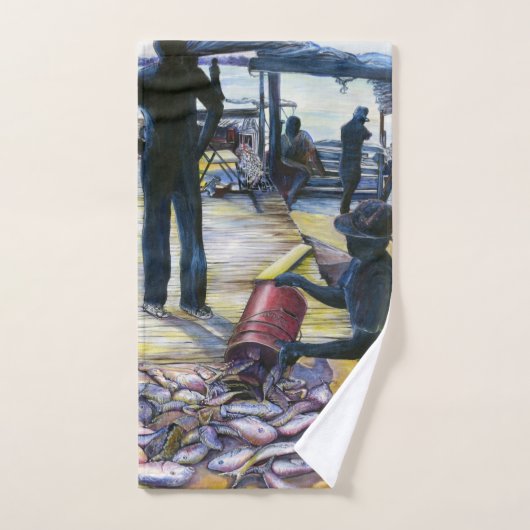 Menu van vandaag, Harbour Island, Bahama's Bad Handdoek (Handdoek)