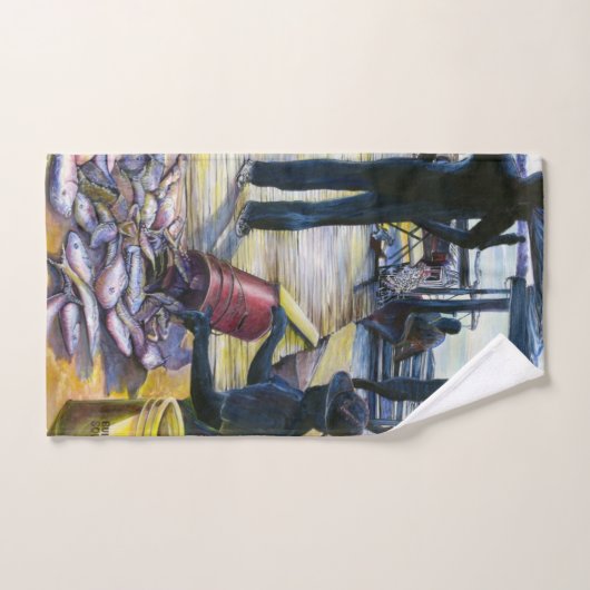 Menu van vandaag, Harbour Island, Bahama's Bad Handdoek (Handdoek)