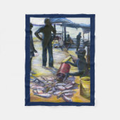 Menu van vandaag, Harbour Island, Bahama's Fleece Deken (Voorkant)