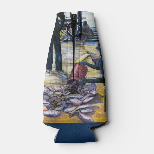 Menu van vandaag, Harbour Island, Bahama's Flesjeskoeler (Achterkant)