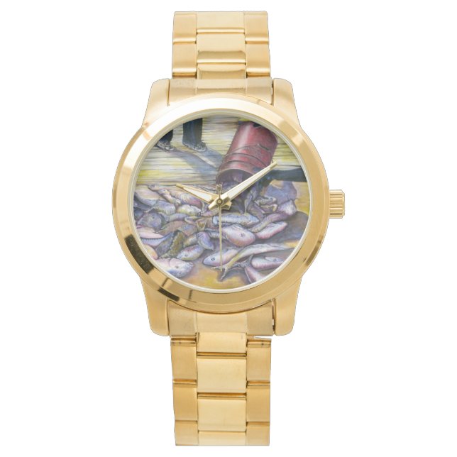 Menu van vandaag, Harbour Island, Bahama's Horloge (Voorkant)