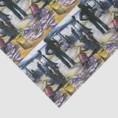 Menu van vandaag, Harbour Island, Bahama's Tissuepapier (Detail)