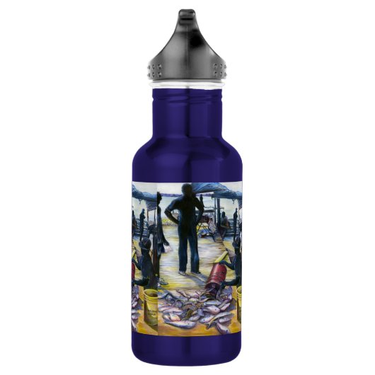 Menu van vandaag, Harbour Island, Bahama's Waterfles (Rechts)