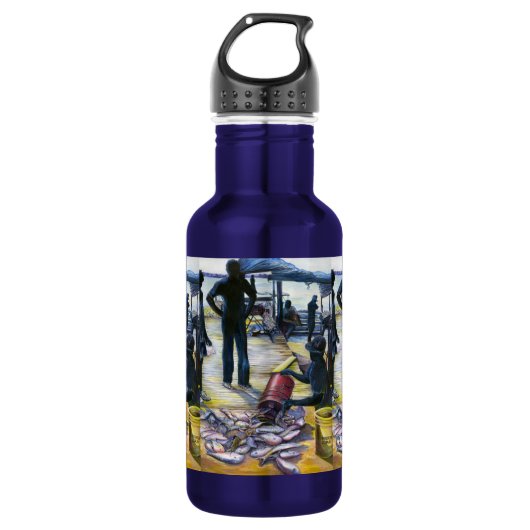 Menu van vandaag, Harbour Island, Bahama's Waterfles (Voorkant)