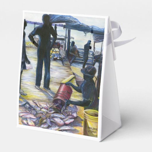 Menu van vandaag, Harbour Island Bedankdoosjes (Achterkant)